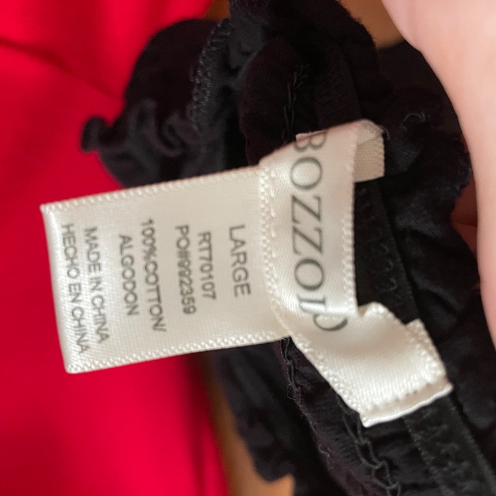 Black tube top with straps NWOT